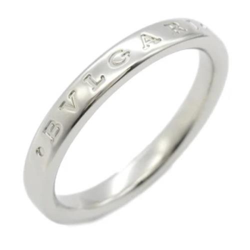 Pre-owned Platinum rings Bvlgari Vintage , Gray , Dames