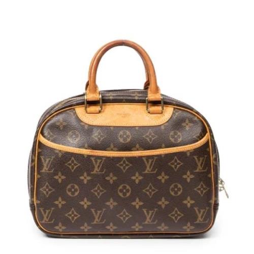 Pre-owned Canvas handbags Louis Vuitton Vintage , Brown , Dames