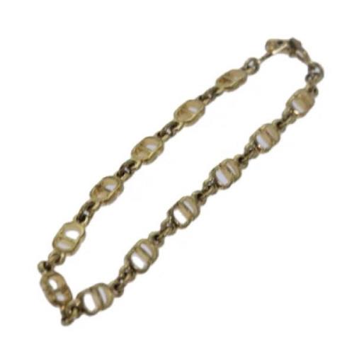 Pre-owned Metal dior-jewelry Dior Vintage , Gray , Dames