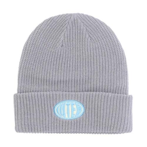 Donkergrijze Beanie Hoed Iuter , Gray , Heren