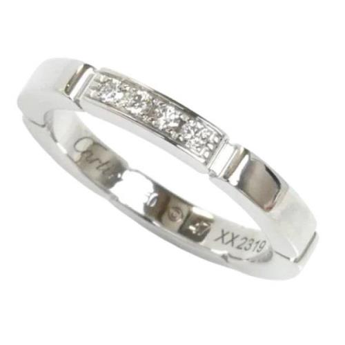 Pre-owned White Gold rings Cartier Vintage , Gray , Dames