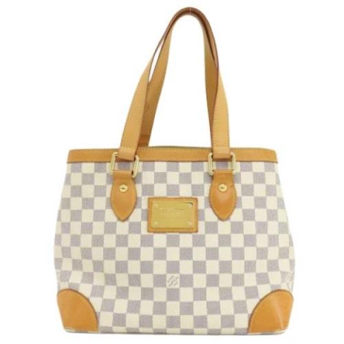 Pre-owned Canvas louis-vuitton-bags Louis Vuitton Vintage , White , Da...