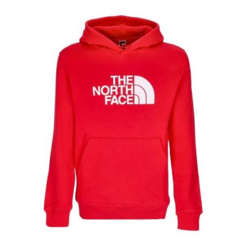 Rood/Wit Hoodie met Trekkoord Capuchon The North Face , Red , Heren