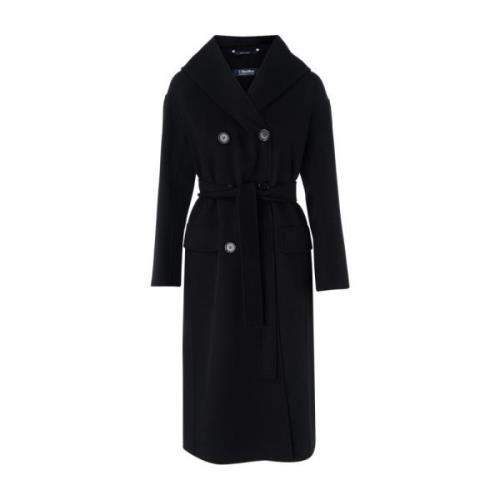 Zwarte Jas Sprookje Max Mara , Black , Dames