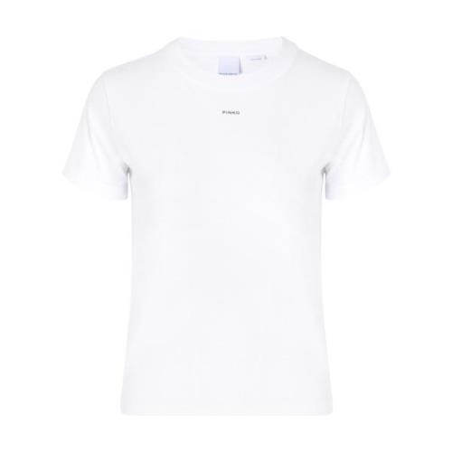 Wit T-shirt Basito model Pinko , White , Dames