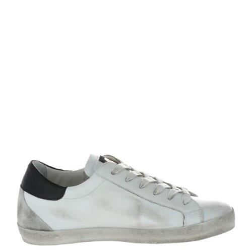 Witte leren Slip-On Sneakers Sneaky Steve , White , Heren