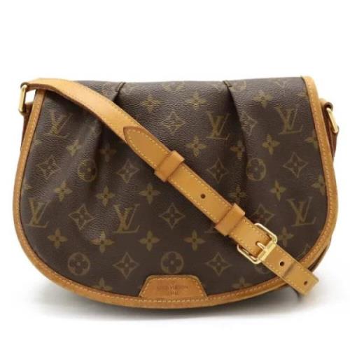 Pre-owned Fabric louis-vuitton-bags Louis Vuitton Vintage , Brown , Da...