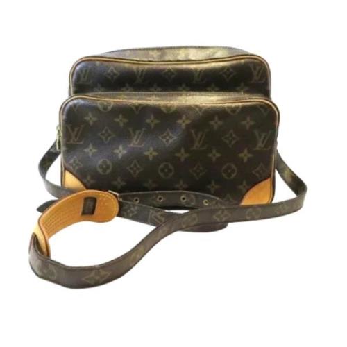 Pre-owned Fabric louis-vuitton-bags Louis Vuitton Vintage , Brown , Da...