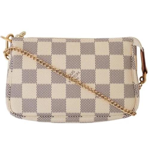 Pre-owned Canvas louis-vuitton-bags Louis Vuitton Vintage , Beige , Da...