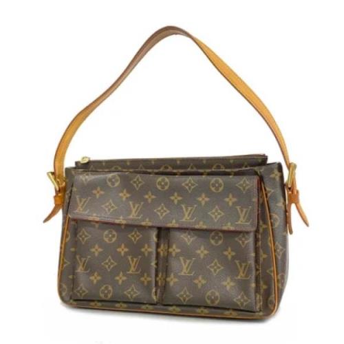 Pre-owned Fabric louis-vuitton-bags Louis Vuitton Vintage , Brown , Da...