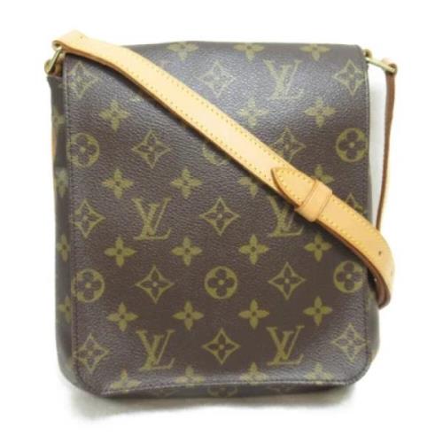 Pre-owned Canvas louis-vuitton-bags Louis Vuitton Vintage , Brown , Da...