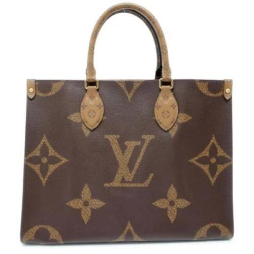 Pre-owned Fabric louis-vuitton-bags Louis Vuitton Vintage , Brown , Da...