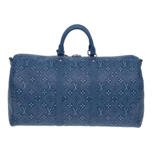 Pre-owned Canvas louis-vuitton-bags Louis Vuitton Vintage , Blue , Dam...