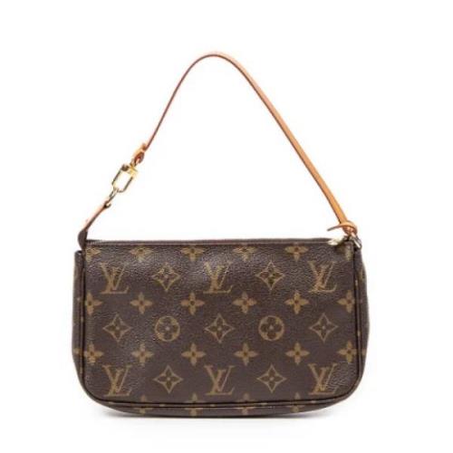 Pre-owned Canvas handbags Louis Vuitton Vintage , Brown , Dames