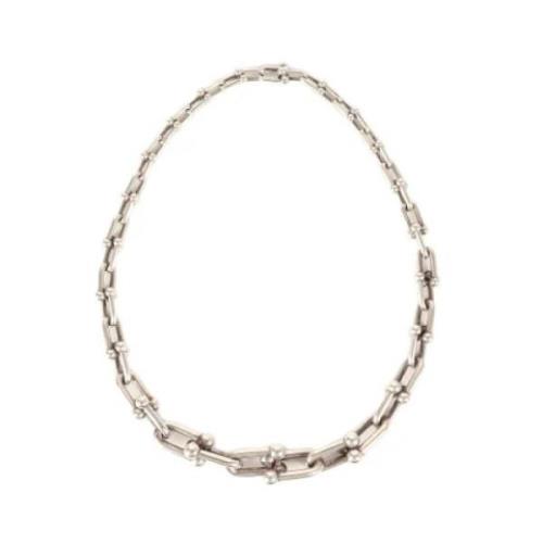 Pre-owned Silver necklaces Tiffany & Co. Pre-owned , Gray , Dames