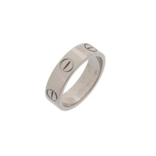 Pre-owned Silver rings Cartier Vintage , Gray , Dames