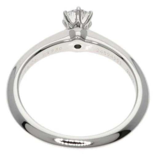 Pre-owned Platinum rings Tiffany & Co. Pre-owned , Gray , Dames