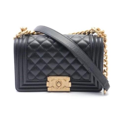 Pre-owned Fabric shoulder-bags Chanel Vintage , Black , Dames