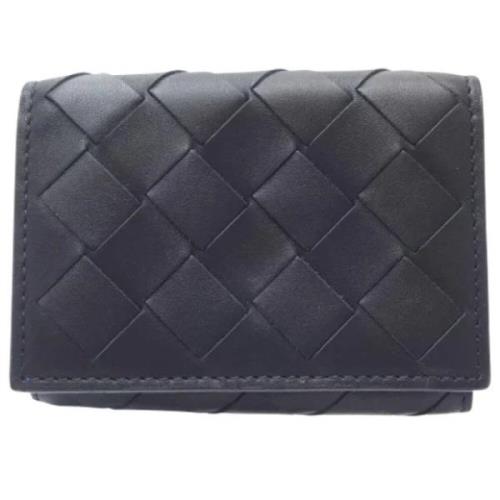 Pre-owned Leather wallets Bottega Veneta Vintage , Black , Dames