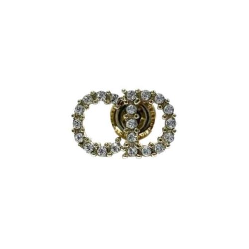 Pre-owned Metal dior-jewelry Dior Vintage , Yellow , Dames