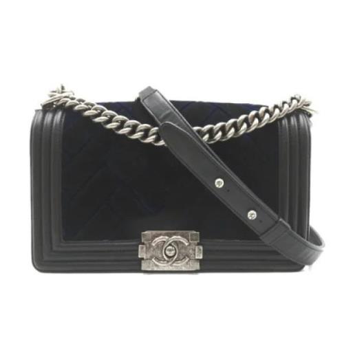 Pre-owned Leather shoulder-bags Chanel Vintage , Black , Dames