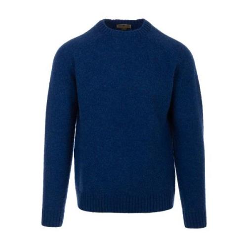 Crew Neck Jumper Sweaters Irish Crone , Blue , Heren