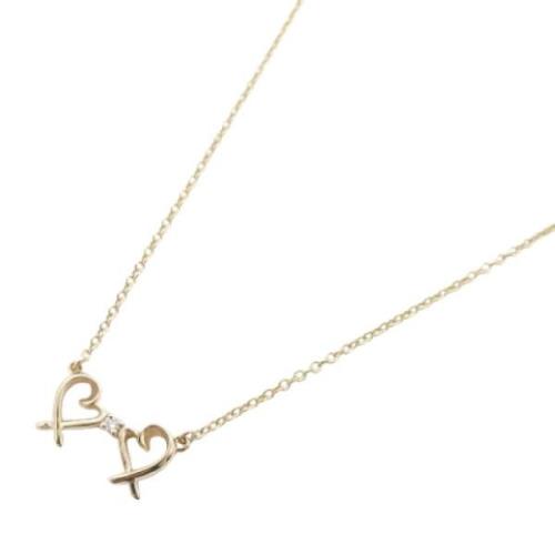 Pre-owned Rose Gold necklaces Tiffany & Co. Pre-owned , Yellow , Dames