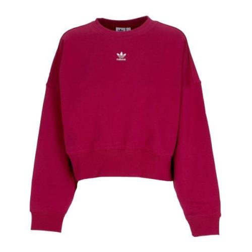 Burgundy Legacy Crewneck Sweatshirt Adidas , Red , Dames