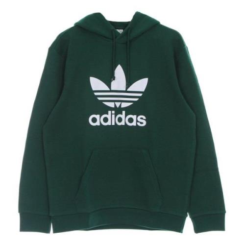 Groene Hoodie met Kangoeroezak Adidas , Green , Heren