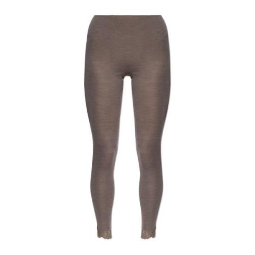 Geribbelde Broek Hanro , Brown , Dames