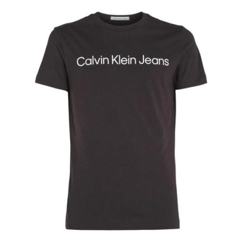 Heren T-shirt Polo Herfst/Winter Collectie Calvin Klein Jeans , Black ...