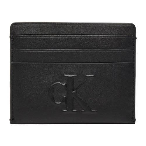 Gevormde Kaarthouder 6CC Deboss Calvin Klein Jeans , Black , Dames