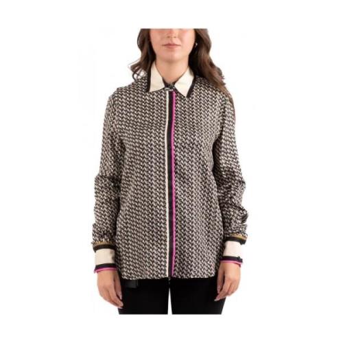 Dameshemd in Trendy Stijl Pinko , Multicolor , Dames