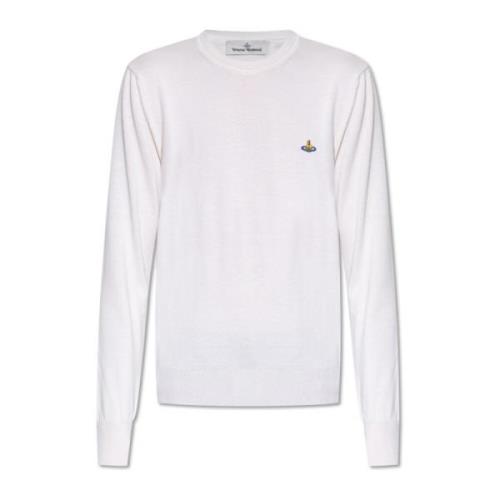 Trui met logo Vivienne Westwood , White , Heren