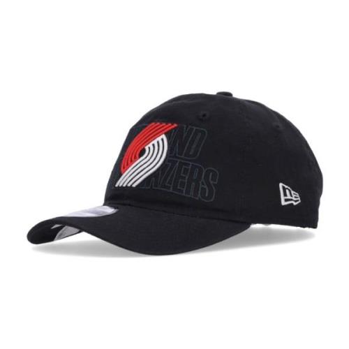 Portland Trail Blazers Gebogen Klep Pet New Era , Black , Unisex