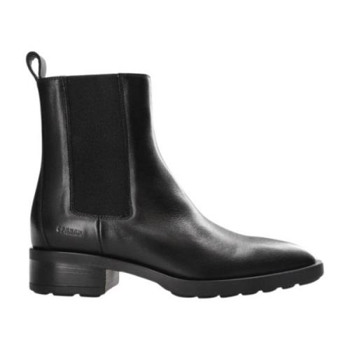 Zwarte Leren Chelsea Boots Copenhagen Studios , Black , Dames