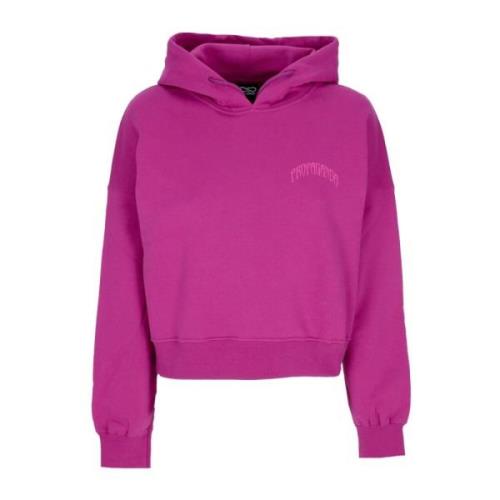 Paarse Haze Cropped Hoodie Driehoek Propaganda , Purple , Dames