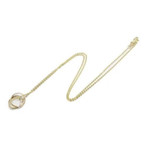 Pre-owned Rose Gold necklaces Cartier Vintage , Yellow , Dames