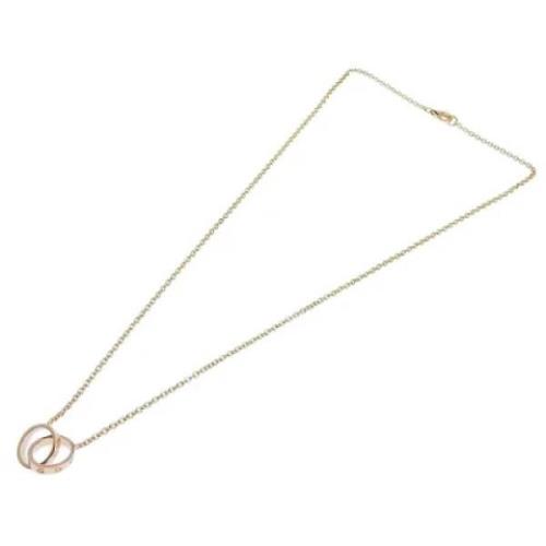 Pre-owned Rose Gold necklaces Cartier Vintage , Yellow , Dames