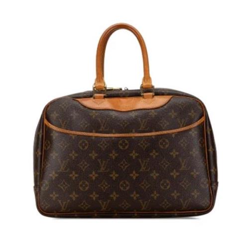 Pre-owned Canvas handbags Louis Vuitton Vintage , Brown , Dames