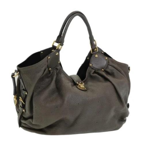 Pre-owned Leather handbags Louis Vuitton Vintage , Brown , Dames