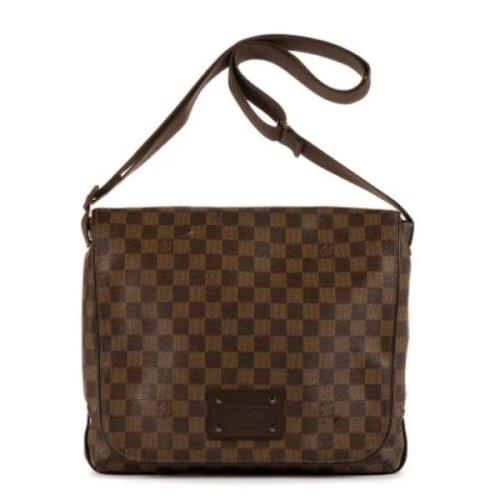 Pre-owned Canvas handbags Louis Vuitton Vintage , Brown , Dames