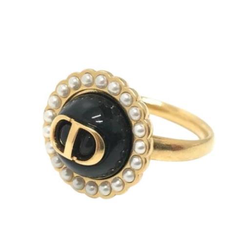 Pre-owned Yellow Gold dior-jewelry Dior Vintage , Yellow , Dames