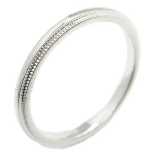 Pre-owned Platinum rings Tiffany & Co. Pre-owned , Gray , Dames