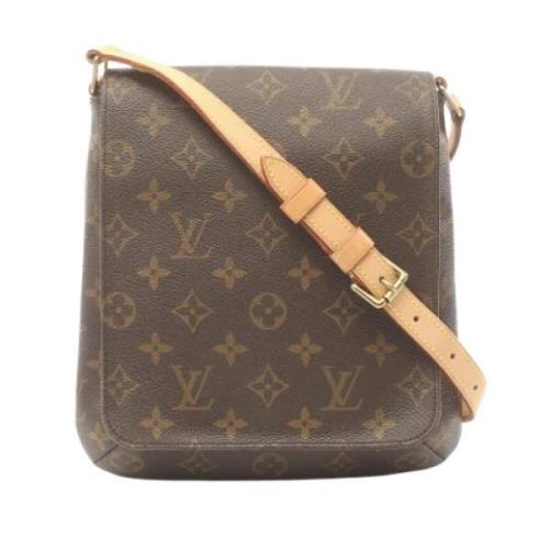 Pre-owned Leather louis-vuitton-bags Louis Vuitton Vintage , Brown , D...