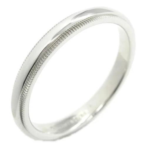 Pre-owned Platinum rings Tiffany & Co. Pre-owned , Gray , Dames