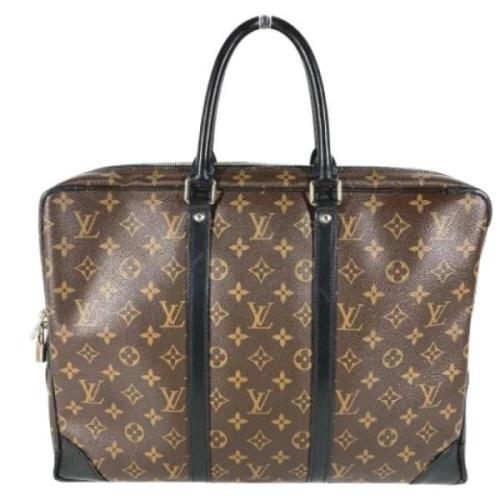 Pre-owned Fabric louis-vuitton-bags Louis Vuitton Vintage , Brown , He...