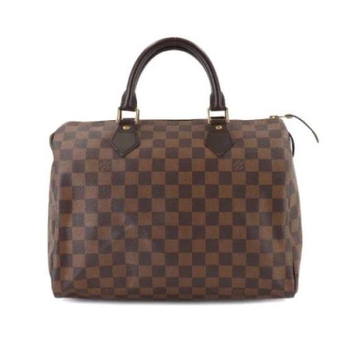 Pre-owned Canvas louis-vuitton-bags Louis Vuitton Vintage , Brown , Da...