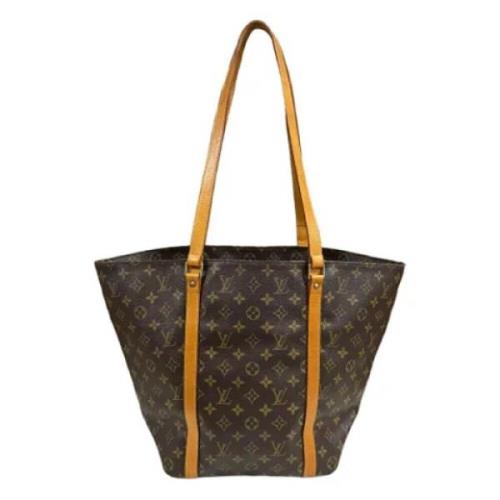 Pre-owned Fabric louis-vuitton-bags Louis Vuitton Vintage , Brown , Da...