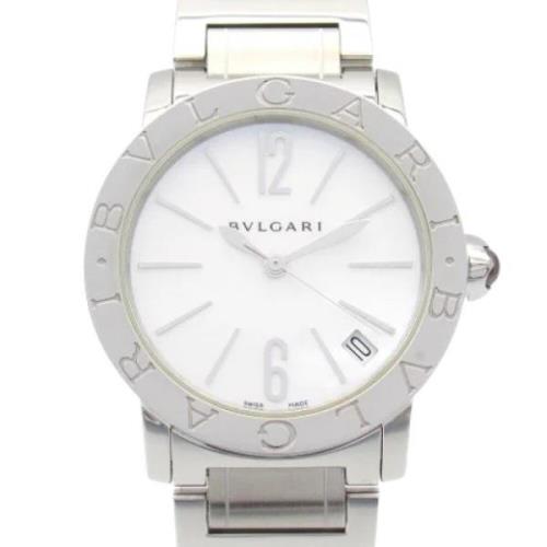 Pre-owned Stainless Steel watches Bvlgari Vintage , Gray , Dames